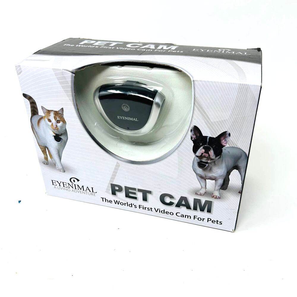 NEW! Eyenimal Pet Cam Video Cam for Pets Collar Camera